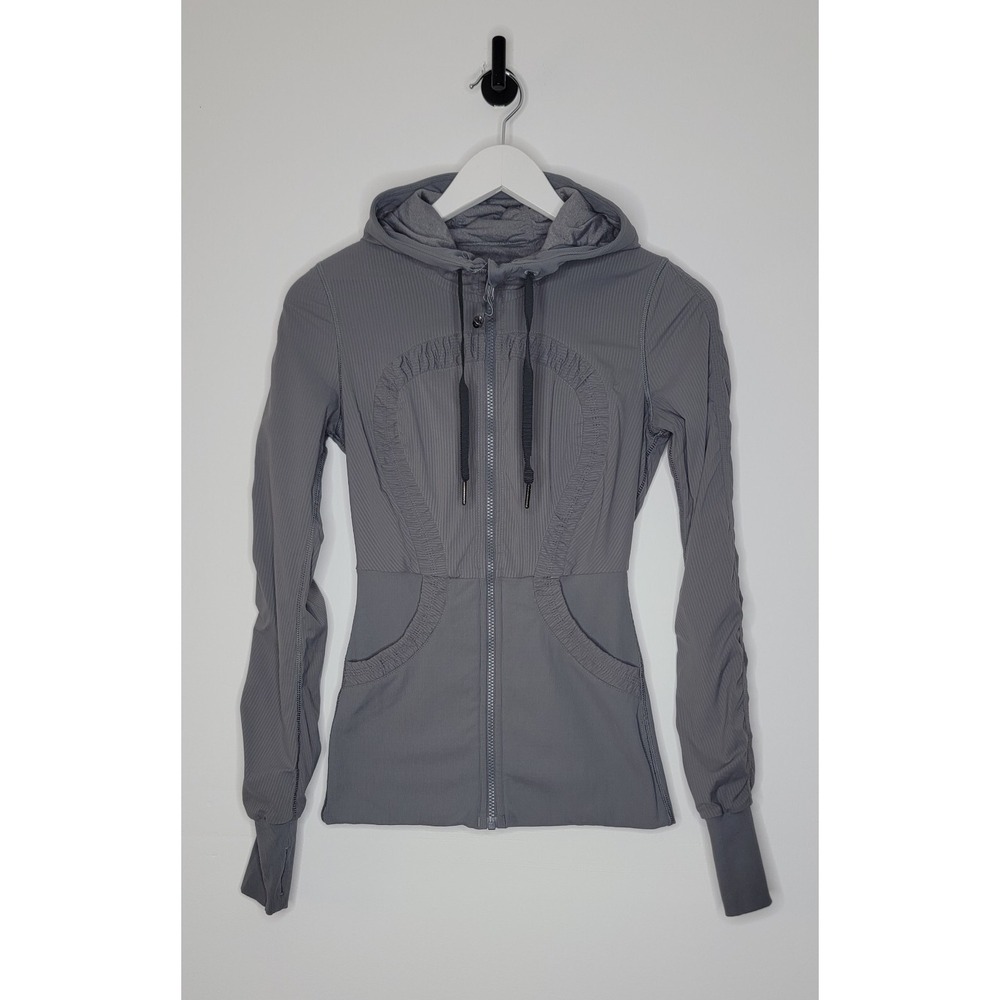 Lululemon Dance Studio Jacket Women's Size 4 Full Zip Gray